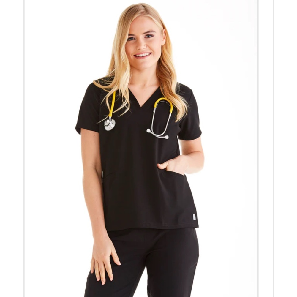 Black Scrub Top